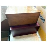 WINE OPENER SET IN WOODEN BOX & 1 EMPTY BOX- DR