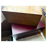 WINE OPENER SET IN WOODEN BOX & 1 EMPTY BOX- DR