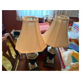 MATCHING SET SIDE TABLE LAMPS- DR