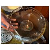 ICE BUCKET & MISCELLANEOUS PANS/ PIE PLATES/ COLANDER- DR