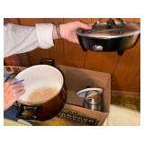 ELECTRIC COOK POT/ PAN/ GLASS PAN- DR