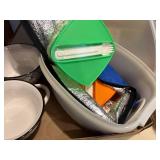 TUPPERWARE HAM CONTAINER/LUNCH SET/ CROCK POT BOWLS X 2- KC