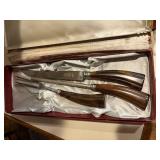 SHEFFIELD STAINLESS STEEL KNIFE CARVING SET- KC