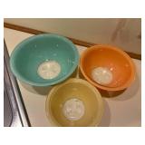 PYREX BOWL SET X3- KC