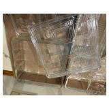 REFRIGERATOR DISHES X5 W/ EXTRA LIDS (2X FLATS)- K