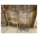REFRIGERATOR DISHES X5 W/ EXTRA LIDS (2X FLATS)- K