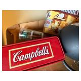 RECIPE BOXES/ SPAGHETTI CONTAINER/ GLASSWARE- KC