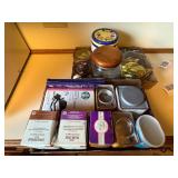 TEAS/ COCOA METAL & GLASS CONTAINERS X2 FLATS- KC