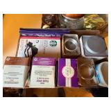 TEAS/ COCOA METAL & GLASS CONTAINERS X2 FLATS- KC
