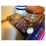 TEAS/ COCOA METAL & GLASS CONTAINERS X2 FLATS- KC