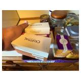 TEAS/ COCOA METAL & GLASS CONTAINERS X2 FLATS- KC