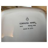 CORNING WARE CASSEROLE DISHES W/ LIDS & COFFEE CARAFE- KC