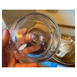 VINTAGE BOWLS X 3/ ANCHOR/ CARNIVAL GLASS YELLOW/ TEA POT- KC