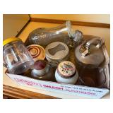 GLASS SHAKERS/ JARS/ CONTAINER/ MIXER/ MEASURING CUP FLAT- KC