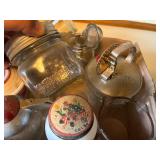 GLASS SHAKERS/ JARS/ CONTAINER/ MIXER/ MEASURING CUP FLAT- KC