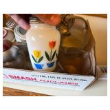 GLASS SHAKERS/ JARS/ CONTAINER/ MIXER/ MEASURING CUP FLAT- KC