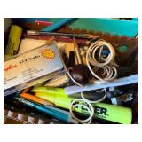 UTILITY DRAWER CONTENTS/ BATTERIES- KC