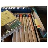 STACKS OF COOKBOOKS- K