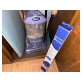 CLEANING CLOSET CONTENTS SHARK VACUUM/ IRONING BOARD/ DRYER RACK & MORE- K