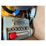 UTILITY BOX W/ TOOL SET/ STAPLE GUNS/ MISCELLANEOUS HARDWARE- K