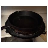 WAGNER CAST IRON "0" 1058K/ ALUMINUM PAN- P