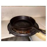 WAGNER CAST IRON "0" 1058K/ ALUMINUM PAN- P