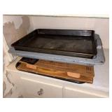 PAMPERED CHEF PIZZA STONES/ BROWNIE PANS & BROILER PANS- P