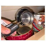 3 BOXES OF ELECTRIC HOT PLATE/ COOKING UTENSILS/ DISH BASKET & MORE- P