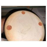 GLASS PITCHER/ UTENSIL CADDIE POTTERY- P