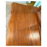 OAK 8 DRAWER DRESSER W/ MIRROR- BG