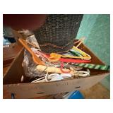 HANGERS & TRASH BASKET- BG