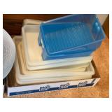 TUPPERWARE 9X13/ TINS/ COLANDER & MORE 2 FLATS- BG