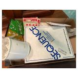 GAMES - SEQUENCE, SCRABBLE, POKER -- H