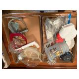 TIMER/ BOWL/ FUNNEL/ AVON ROOSTER & MORE X 2 FLATS- BG