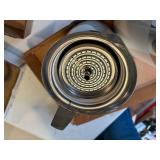 CORNING WARE STOVE TOP COFFEE POTS (1 MISSING LID)- BG