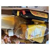 BOTTLES W/ UNKNOWN CONTENTS- BG