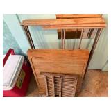 WOOD CUTTING BOARD/ DRYING RACK/ DISH RACK- BG