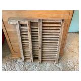 WOOD CUTTING BOARD/ DRYING RACK/ DISH RACK- BG