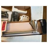 NEW BATHROOM TOILET PAPER HOLDER/ TOWEL RACK- BG