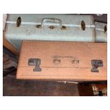 VINTAGE SUIT CASES X 7- AT