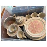 NORITAKE LOVEBIRD #8327 DISHES TOTE- SR