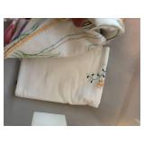 HAND EMBROIDERED DISH TOWELS & DOILIES- SR