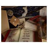 COSTUME JEWELRY/ PERFUME BOTTLES/ EARRINGS- BB