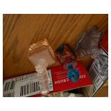 COSTUME JEWELRY/ PERFUME BOTTLES/ EARRINGS- BB