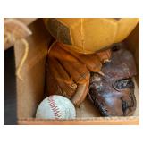 SPORTS BOTTLES/ VARIOUS SPORT BALLS & MISCELLANEOUS SPORTS ITEMS X 2 BOXES- BB