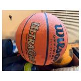 SPORTS BOTTLES/ VARIOUS SPORT BALLS & MISCELLANEOUS SPORTS ITEMS X 2 BOXES- BB