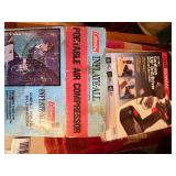 COLEMAN AIR COMPRESSOR & DRILL- BB