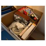 GAMES/ BOOKS/ THROW BOX OF MISCELLANEOUS- BB