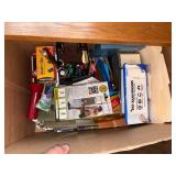 2 BOXES OF HEATING PADS/ PILLOW/ OFFICE SUPPLIES & MISCELLANEOUS- BB