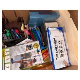 2 BOXES OF HEATING PADS/ PILLOW/ OFFICE SUPPLIES & MISCELLANEOUS- BB